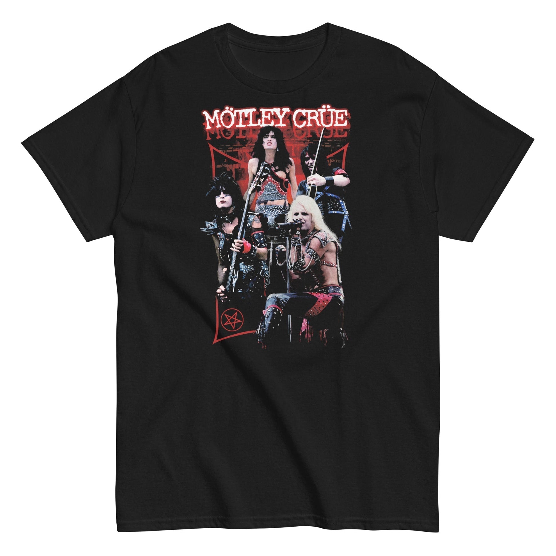 MERCHMOMENT Motley Crue - Live T-Shirt [Apparel] - Rock Band Apparel