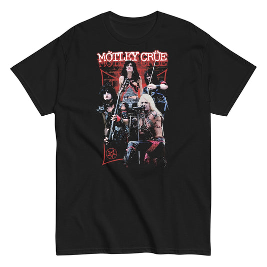 MERCHMOMENT Motley Crue - Live T-Shirt [Apparel] - Rock Band Apparel