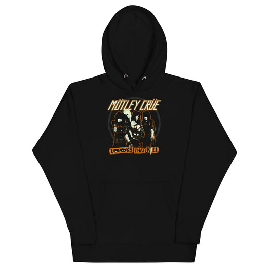 MERCHMOMENT Motley Crue - Looks That Kill Hoodie [Apparel] - Rock Band Apparel
