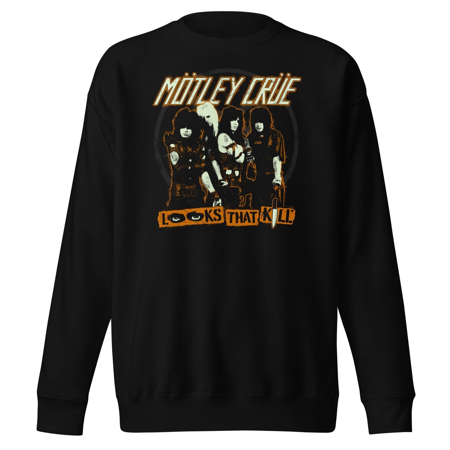 MerchMoment Motley Crue - Looks That Kill Sweatshirt [Apparel] Black