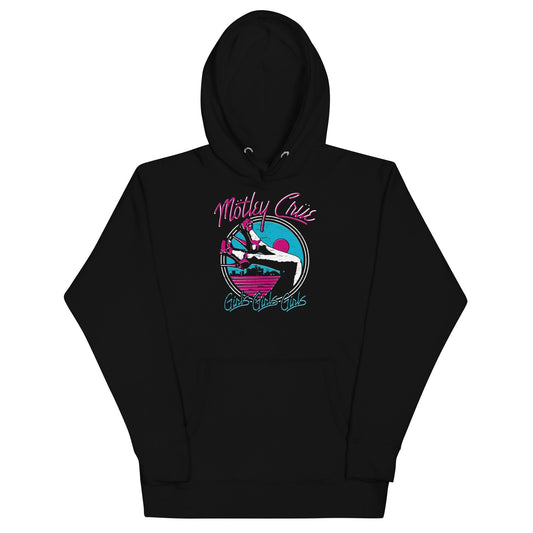 MerchMoment Motley Crue - Miami Girls Hoodie [Apparel] Black
