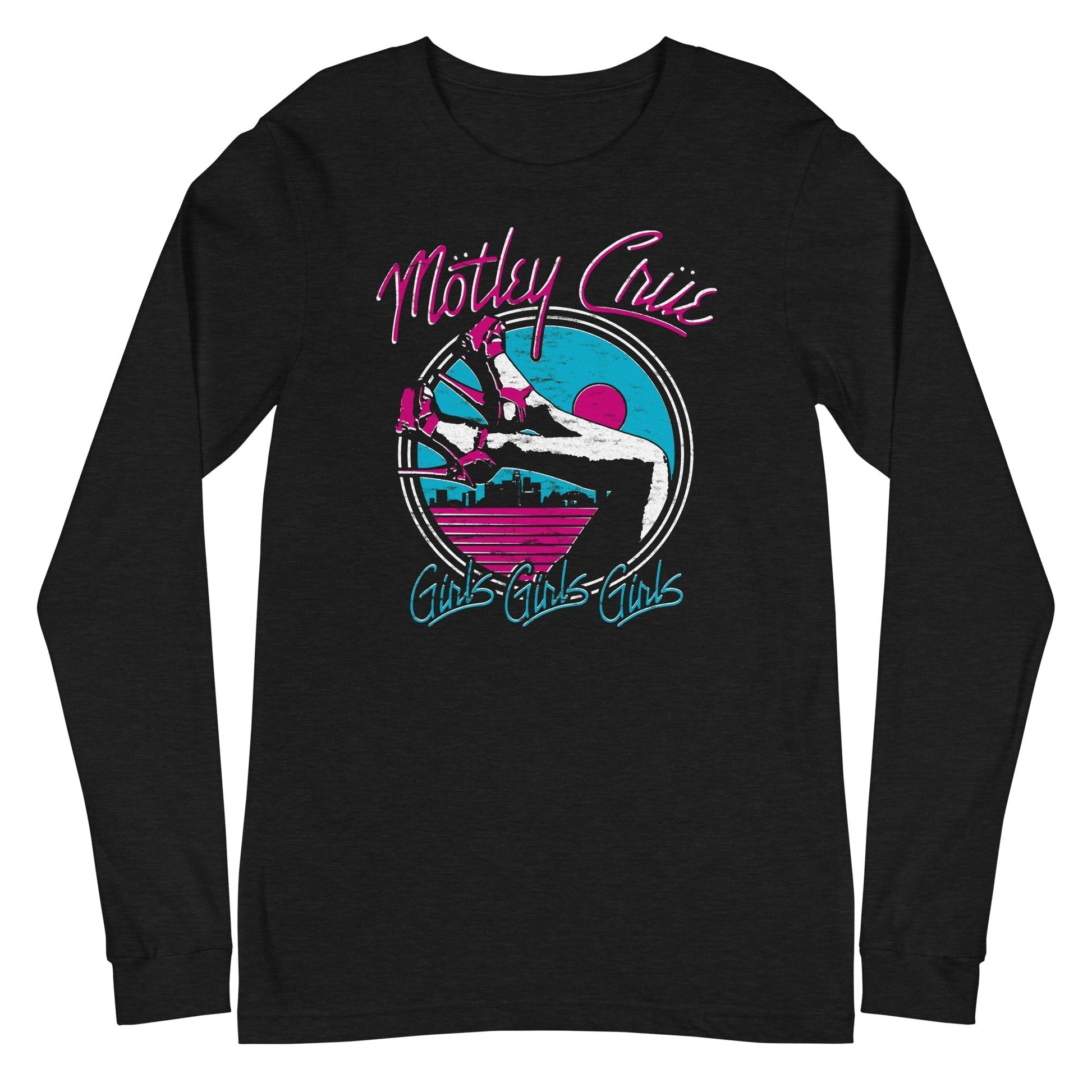 MERCHMOMENT Motley Crue - Miami Girls Long Sleeve T-Shirt [Apparel] - Rock Band Apparel