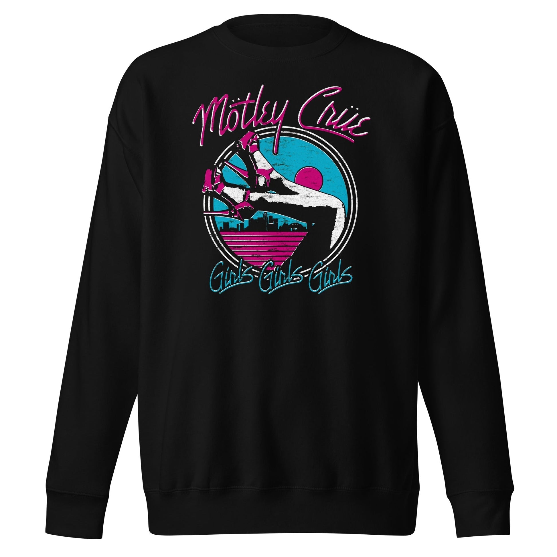 MERCHMOMENT Motley Crue - Miami Girls Sweatshirt [Apparel] - Rock Band Apparel