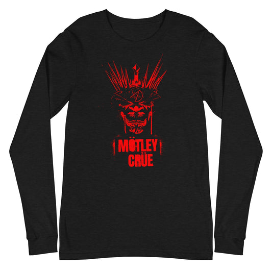 MerchMoment Motley Crue - Mind Blown Long Sleeve T-Shirt [Apparel] Black