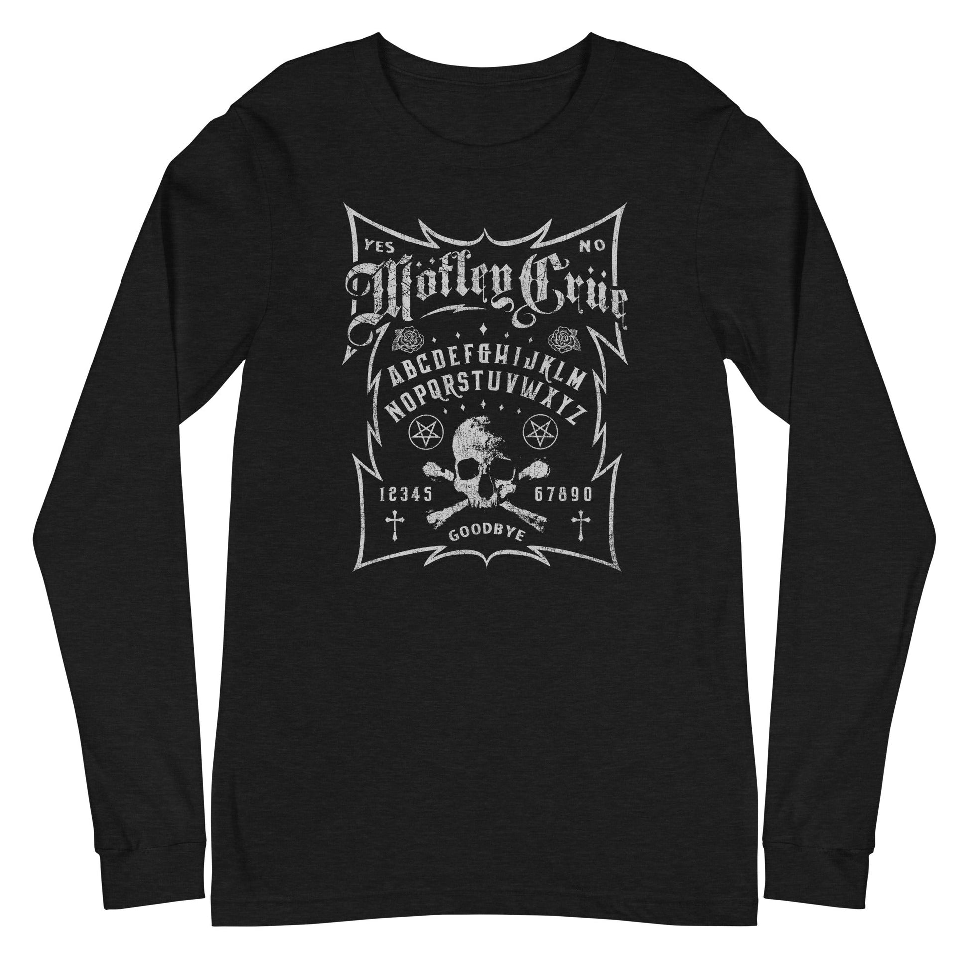MERCHMOMENT Motley Crue - Ouija Board Long Sleeve T-Shirt [Apparel] - Rock Band Apparel
