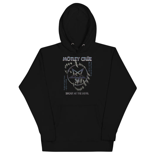 MerchMoment Motley Crue - Pentagram Hoodie [Apparel] Black