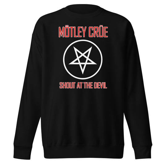 MerchMoment Motley Crue - Pentagram Shout Sweatshirt [Apparel] Black
