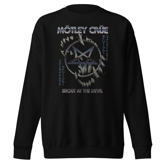 MERCHMOMENT Motley Crue - Pentagram Sweatshirt [Apparel] - Rock Band Apparel