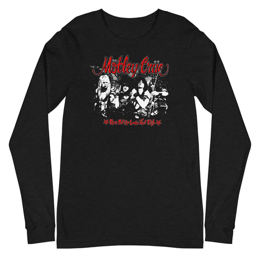 MERCHMOMENT Motley Crue - She's Got the Looks Long Sleeve T-Shirt [Apparel] - Rock Band Apparel