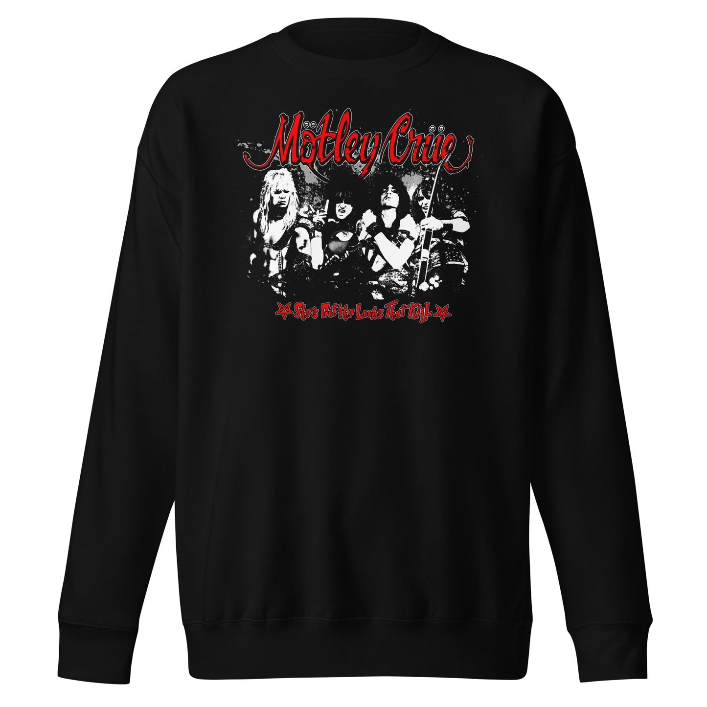 MERCHMOMENT Motley Crue - She's Got the Looks Sweatshirt [Apparel] - Rock Band Apparel