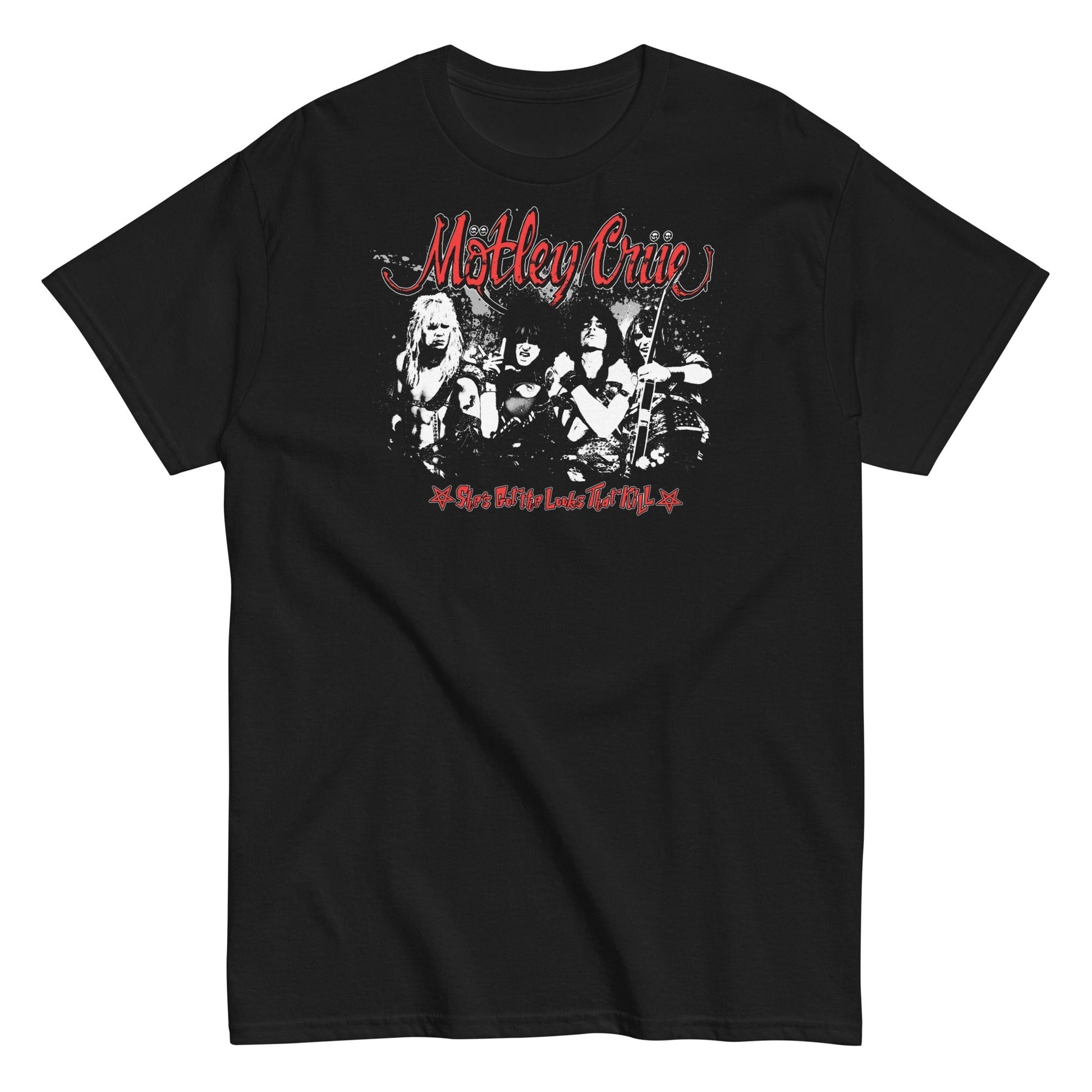 MerchMoment Motley Crue - She's Got the Looks T-Shirt [Apparel] Black
