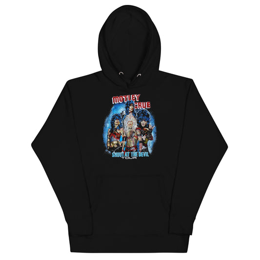MERCHMOMENT Motley Crue - Shout Tour Hoodie [Apparel] - Rock Band Apparel
