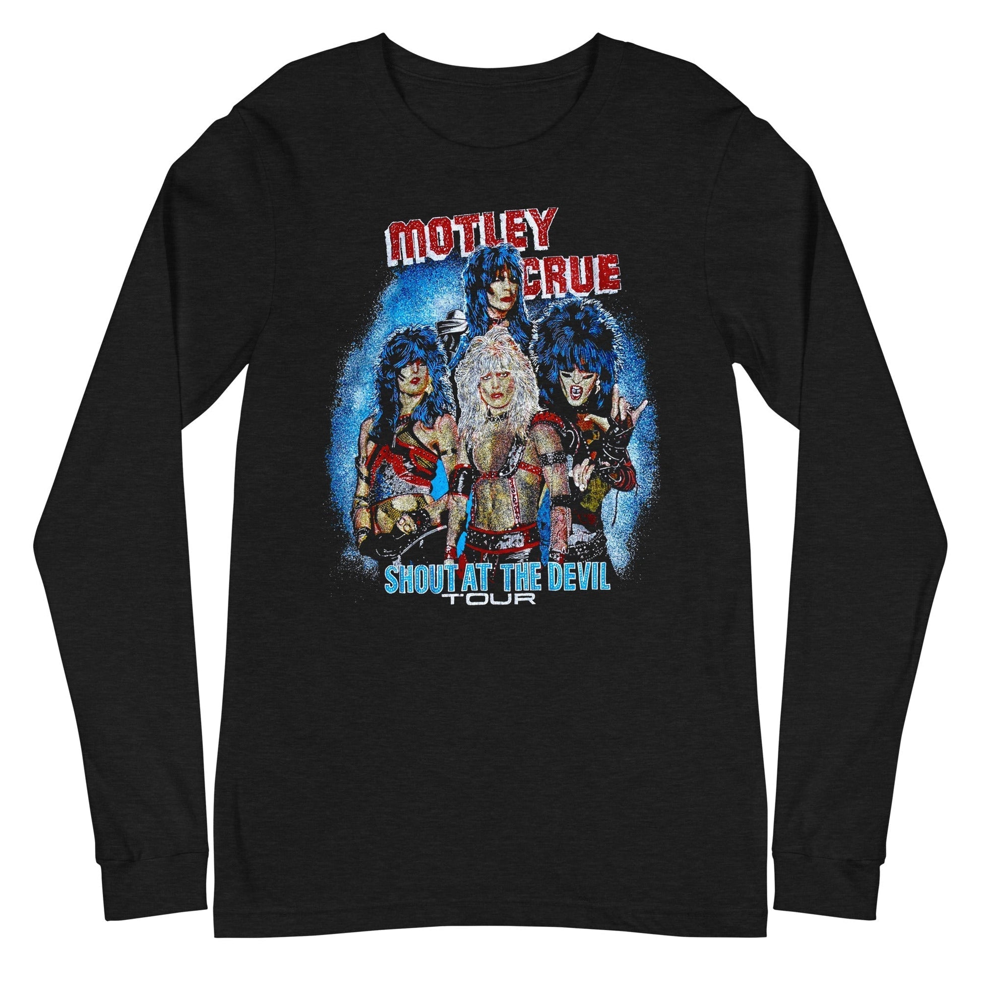 MERCHMOMENT Motley Crue - Shout Tour Long Sleeve T-Shirt [Apparel] - Rock Band Apparel