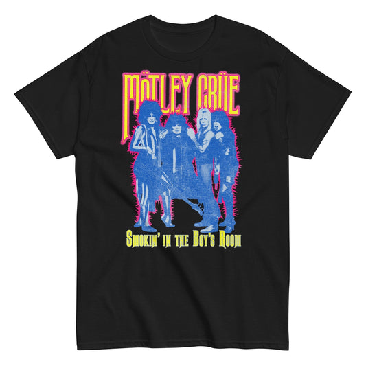MerchMoment Motley Crue - Smokin' in the Boy's Room T-Shirt [Apparel] Black