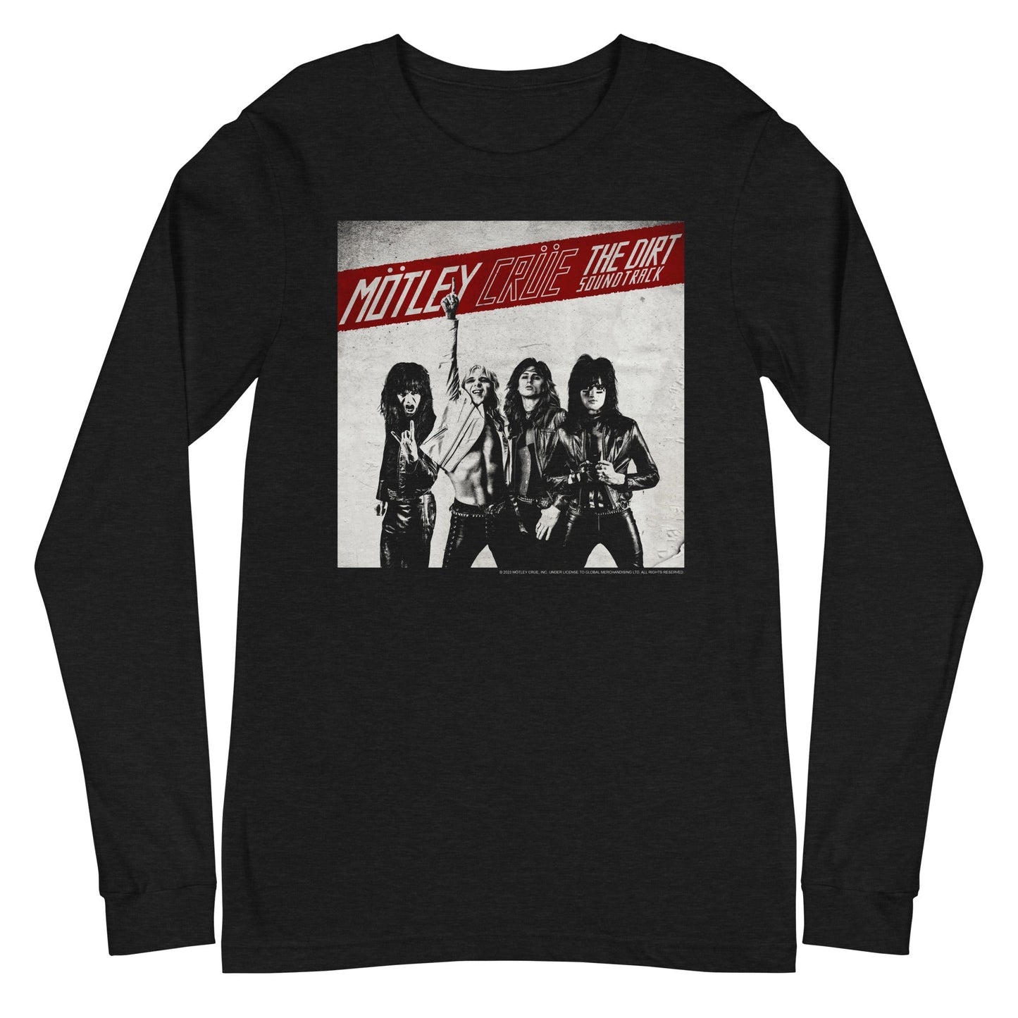 MERCHMOMENT Motley Crue - The Dirt Cover Long Sleeve T-Shirt [Apparel] - Rock Band Apparel