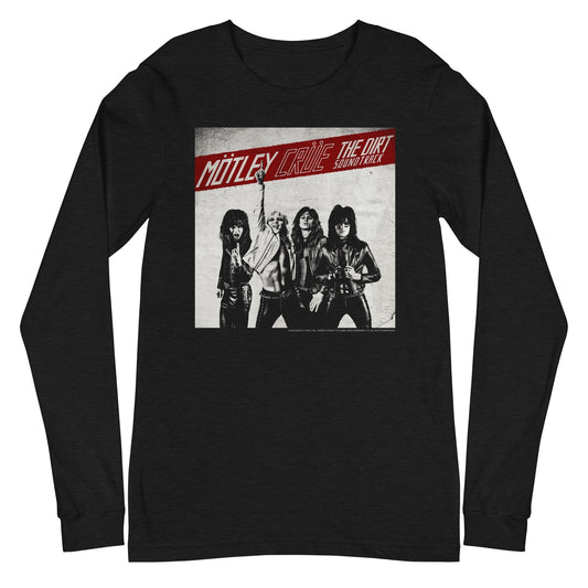 MERCHMOMENT Motley Crue - The Dirt Cover Long Sleeve T-Shirt [Apparel] - Rock Band Apparel