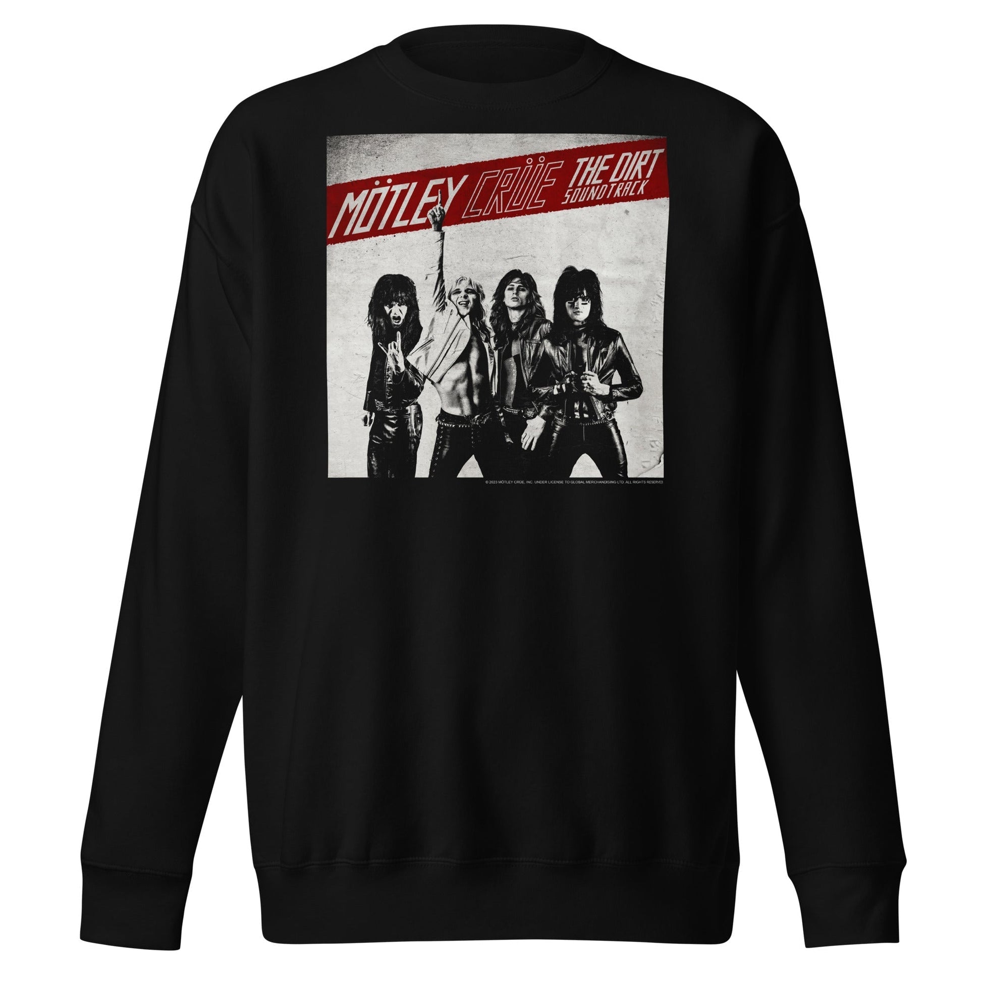 MerchMoment Motley Crue - The Dirt Cover Sweatshirt [Apparel] Black