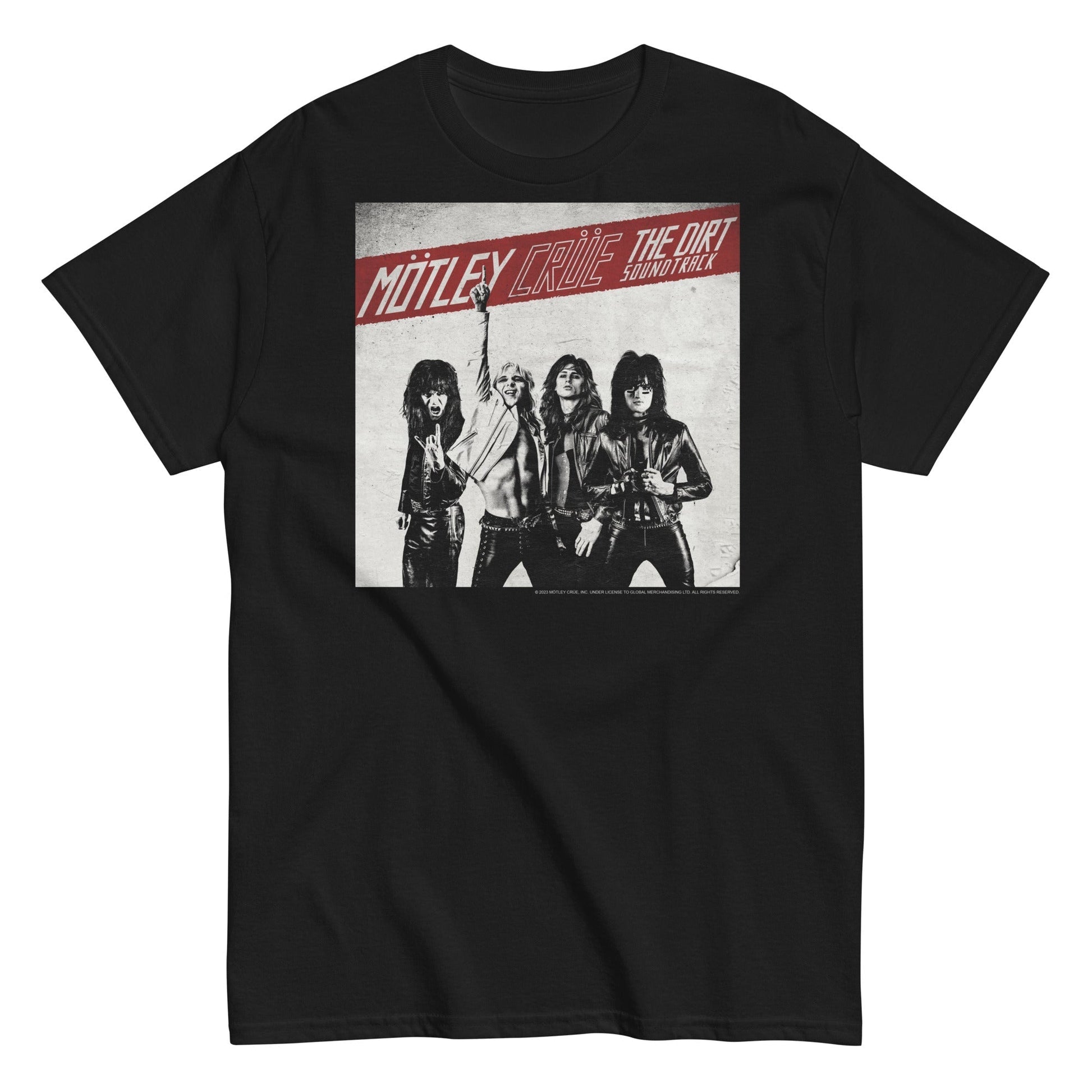 MERCHMOMENT Motley Crue - The Dirt Cover T-Shirt [Apparel] - Rock Band Apparel