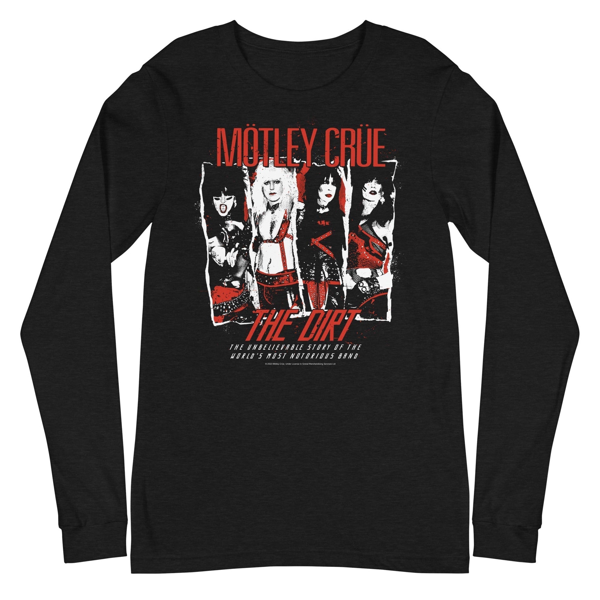 MERCHMOMENT Motley Crue - The Dirt Long Sleeve T-Shirt [Apparel] - Rock Band Apparel