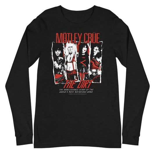 MERCHMOMENT Motley Crue - The Dirt Long Sleeve T-Shirt [Apparel] - Rock Band Apparel