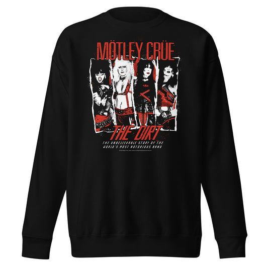 MerchMoment Motley Crue - The Dirt Sweatshirt [Apparel] Black
