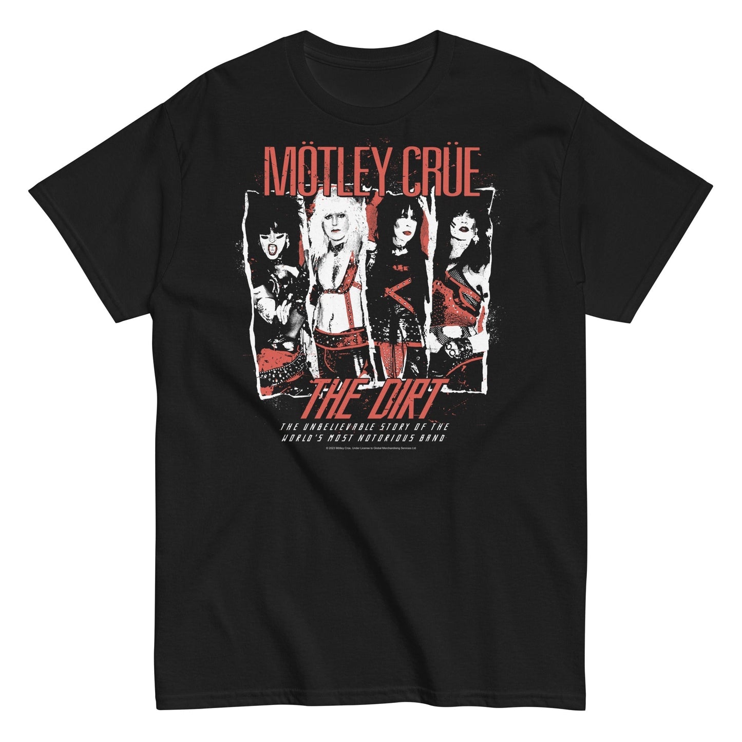 MERCHMOMENT Motley Crue - The Dirt T-Shirt [Apparel] - Rock Band Apparel