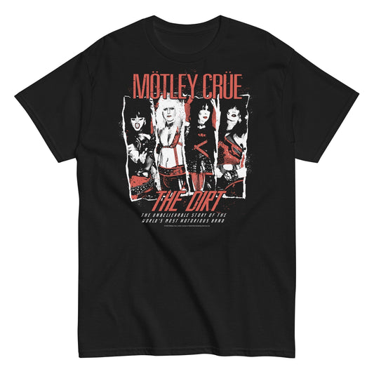 MERCHMOMENT Motley Crue - The Dirt T-Shirt [Apparel] - Rock Band Apparel