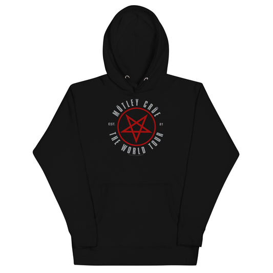 MerchMoment Motley Crue - The World Tour Hoodie [Apparel] Black