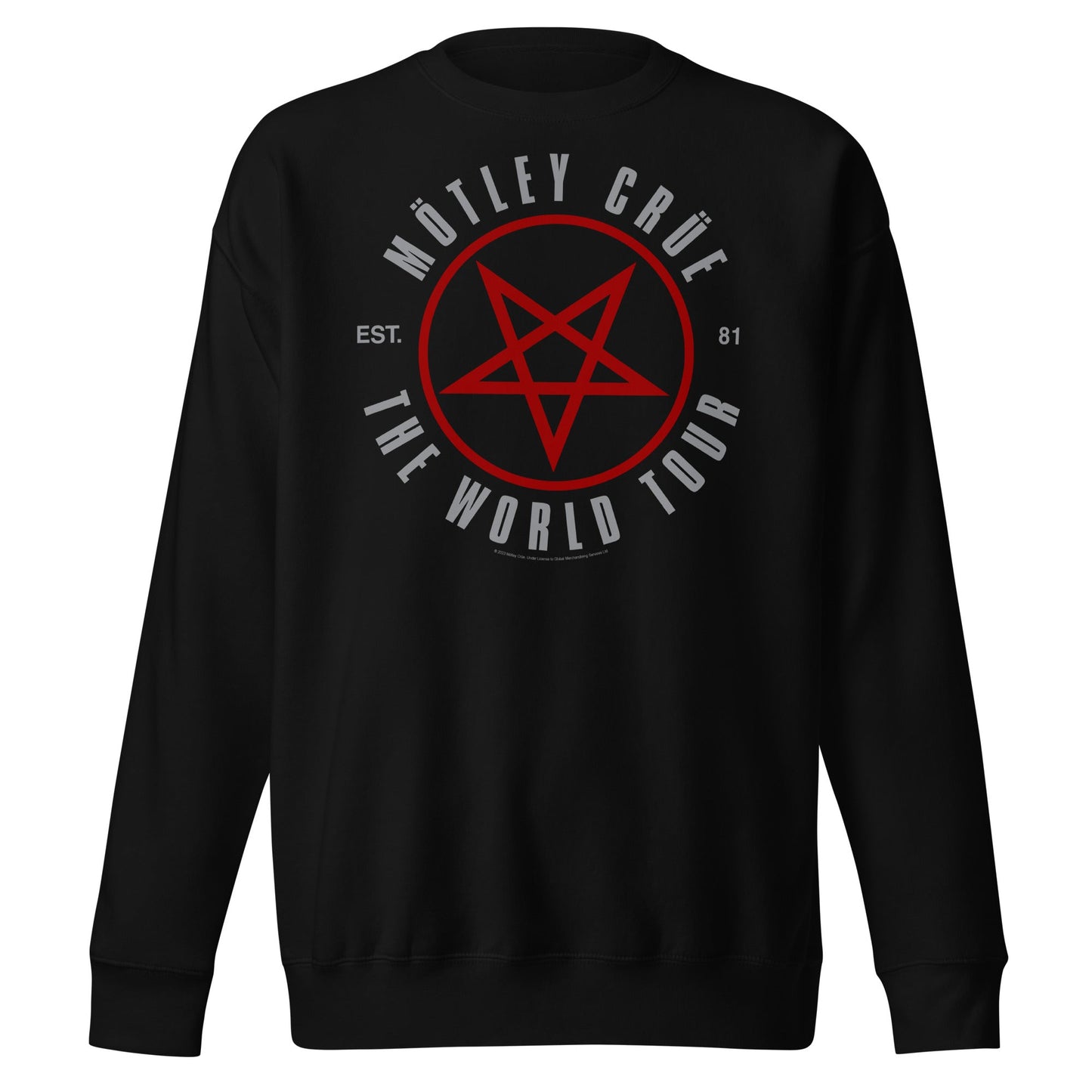 MerchMoment Motley Crue - The World Tour Sweatshirt [Apparel] Black