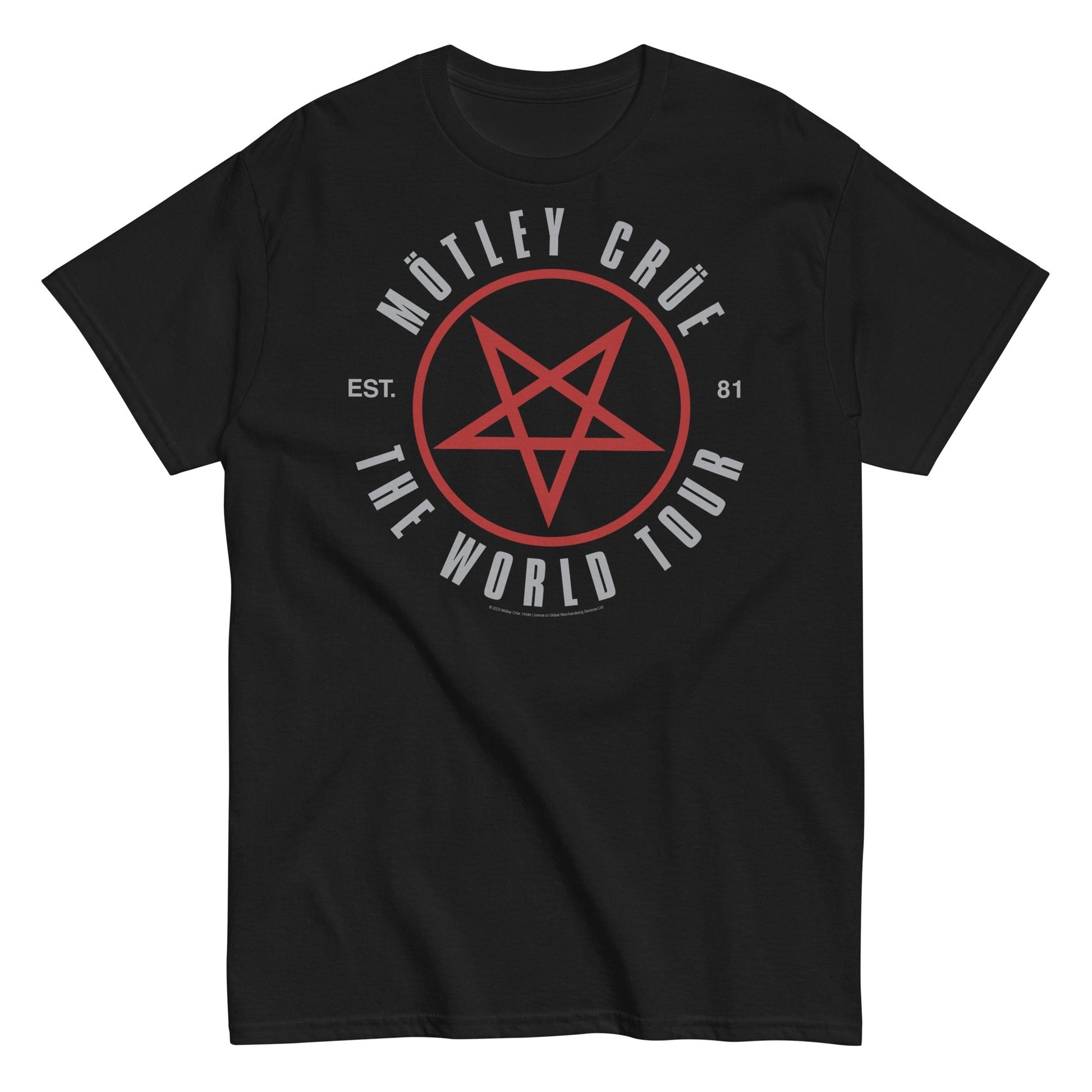 MERCHMOMENT Motley Crue - The World Tour T-Shirt [Apparel] - Rock Band Apparel