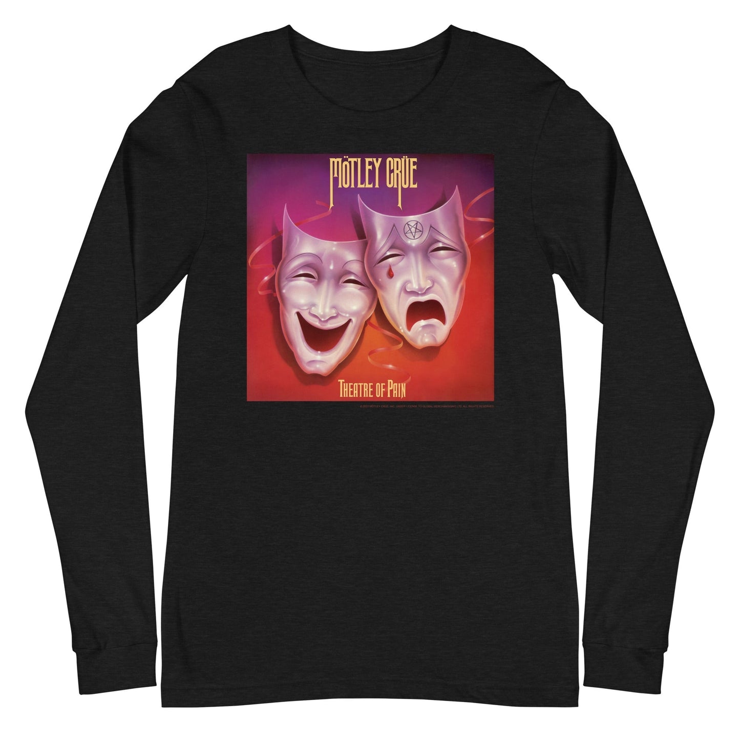 MerchMoment Motley Crue - Theatre of Pain Cover Long Sleeve T-Shirt [Apparel] Black