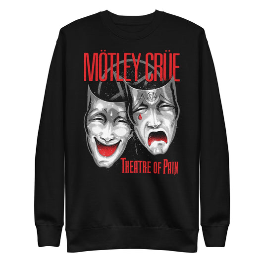 MERCHMOMENT Motley Crue - Theatre of Pain Sweatshirt [Apparel] - Rock Band Apparel