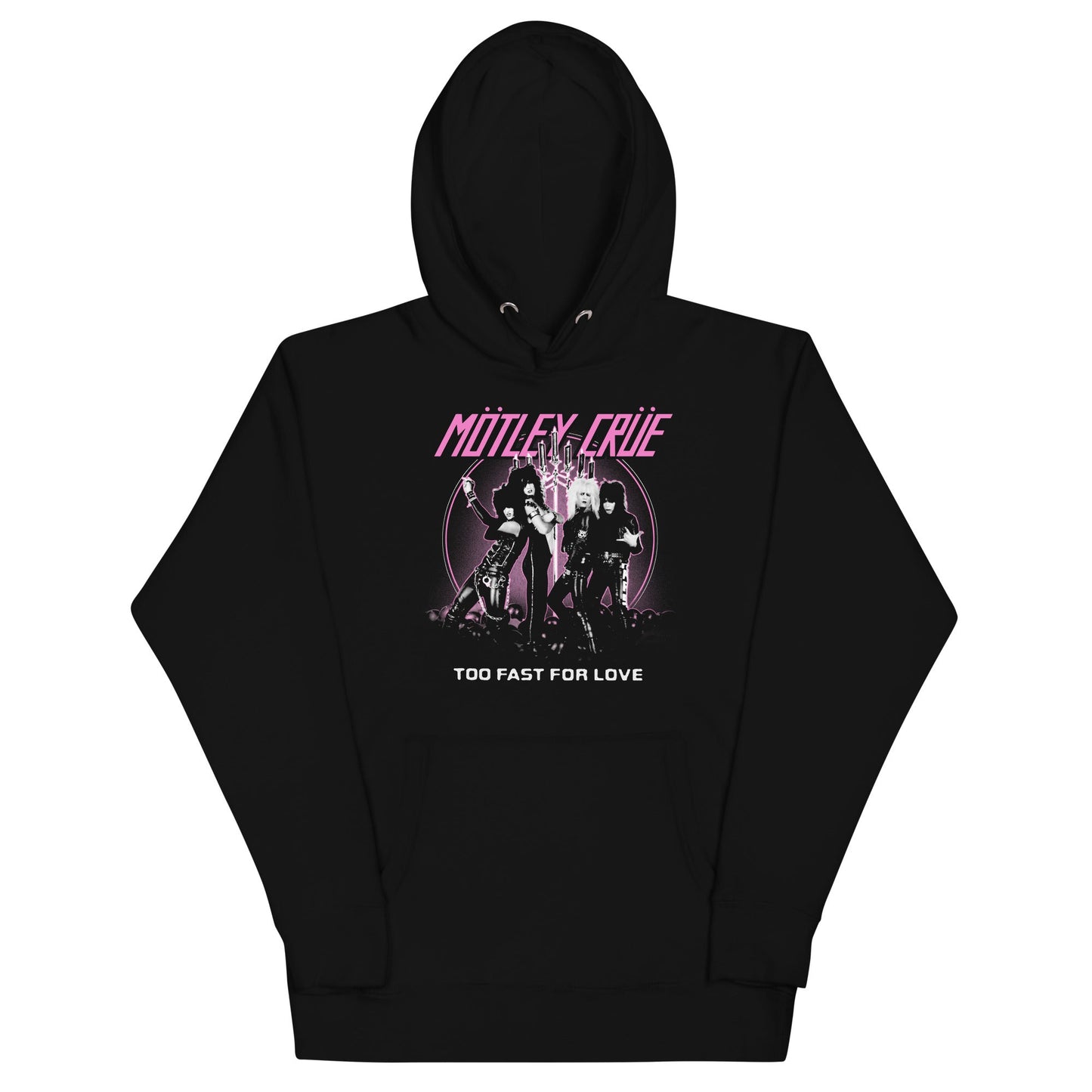 MERCHMOMENT Motley Crue - Too Fast for Love Hoodie [Apparel] - Rock Band Apparel