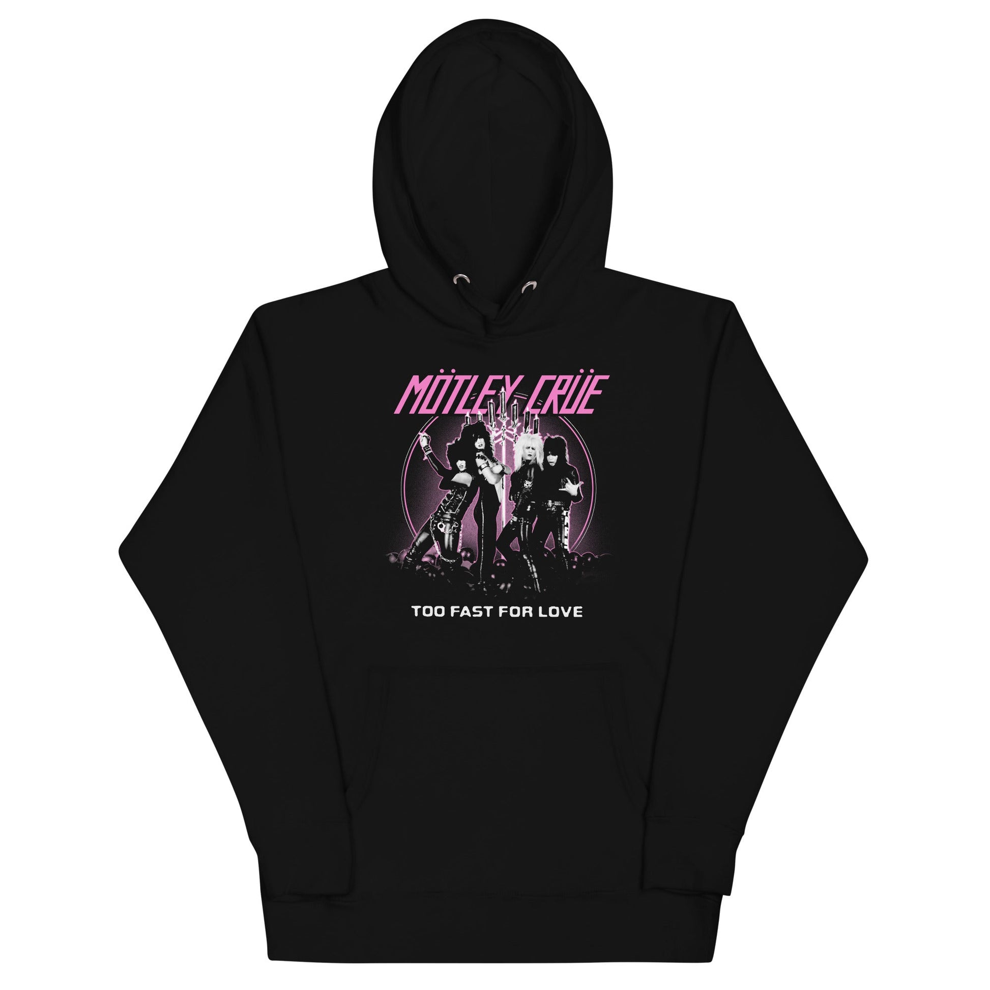 MERCHMOMENT Motley Crue - Too Fast for Love Hoodie [Apparel] - Rock Band Apparel