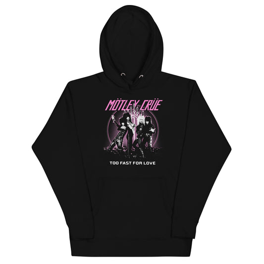 MERCHMOMENT Motley Crue - Too Fast for Love Hoodie [Apparel] - Rock Band Apparel
