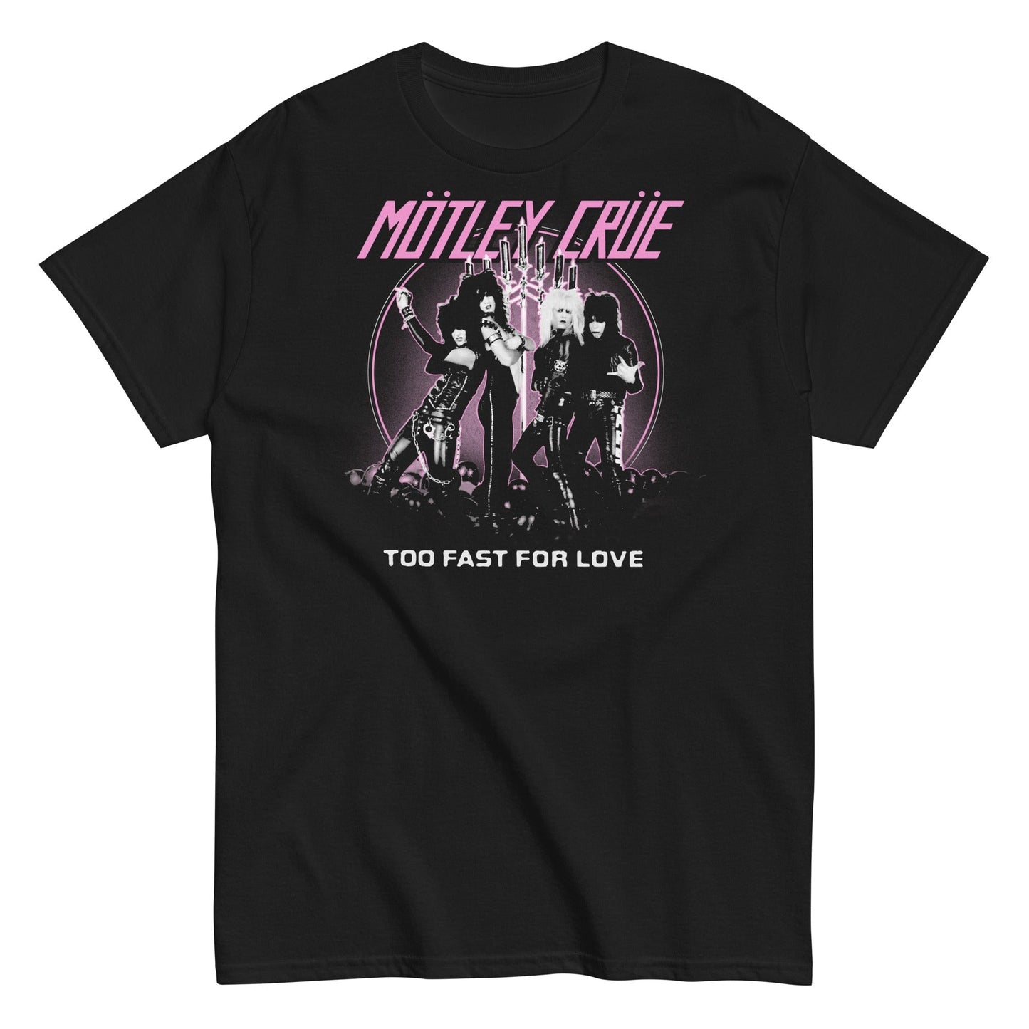 MERCHMOMENT Motley Crue - Too Fast for Love T-Shirt [Apparel] - Rock Band Apparel
