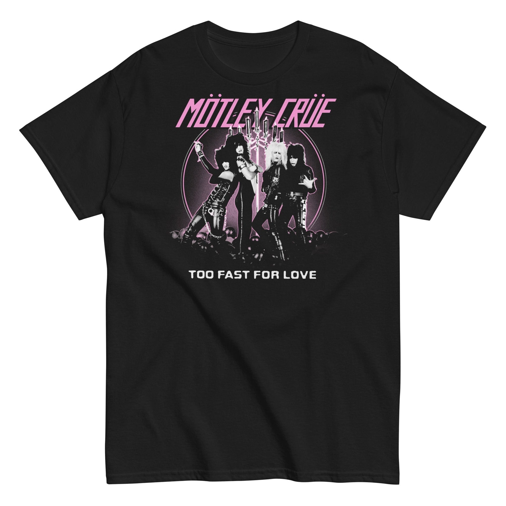 MERCHMOMENT Motley Crue - Too Fast for Love T-Shirt [Apparel] - Rock Band Apparel