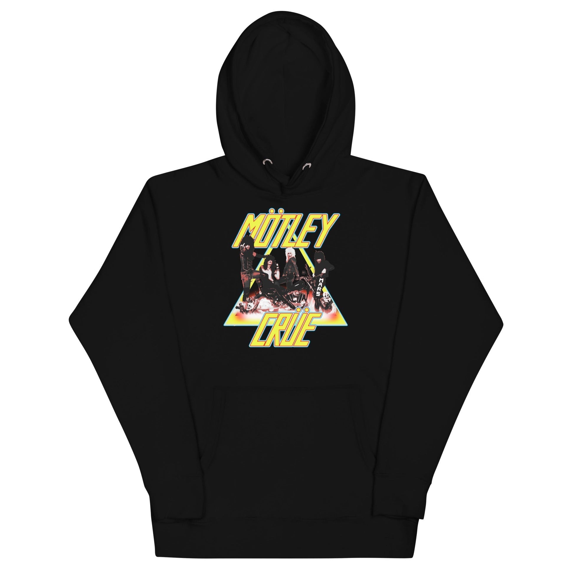 MERCHMOMENT Motley Crue - Triangle Logo Hoodie [Apparel] - Rock Band Apparel
