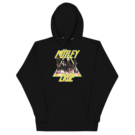 MERCHMOMENT Motley Crue - Triangle Logo Hoodie [Apparel] - Rock Band Apparel