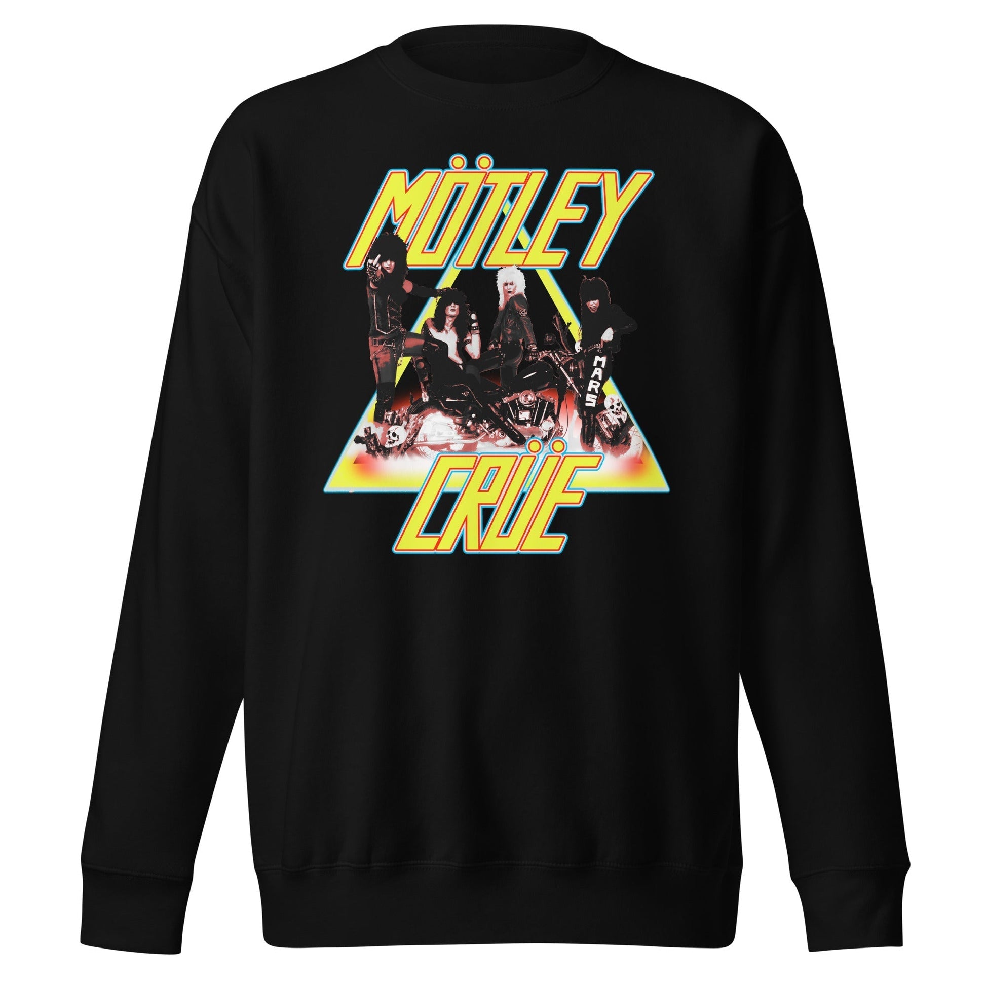 MERCHMOMENT Motley Crue - Triangle Logo Sweatshirt [Apparel] - Rock Band Apparel