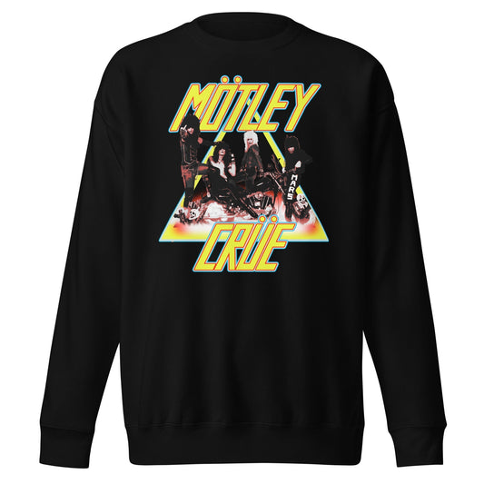 MERCHMOMENT Motley Crue - Triangle Logo Sweatshirt [Apparel] - Rock Band Apparel