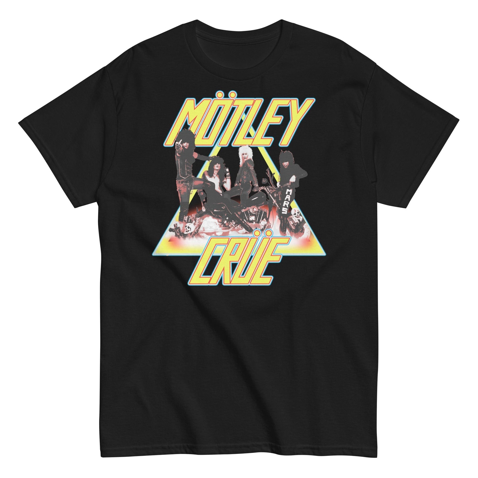 MerchMoment Motley Crue - Triangle Logo T-Shirt [Apparel] Black
