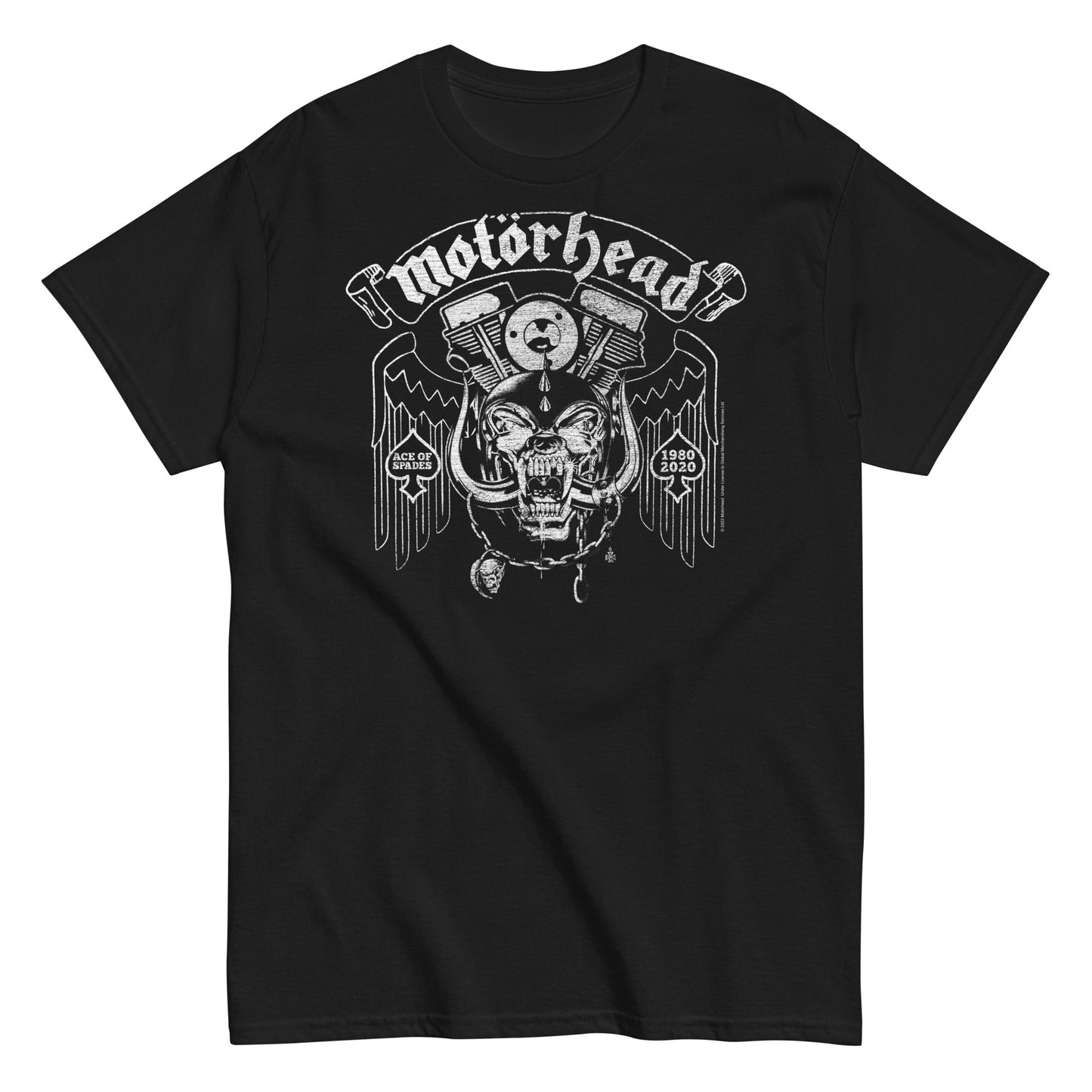 MerchMoment Motorhead - 40 Aces T-Shirt [Apparel] Black