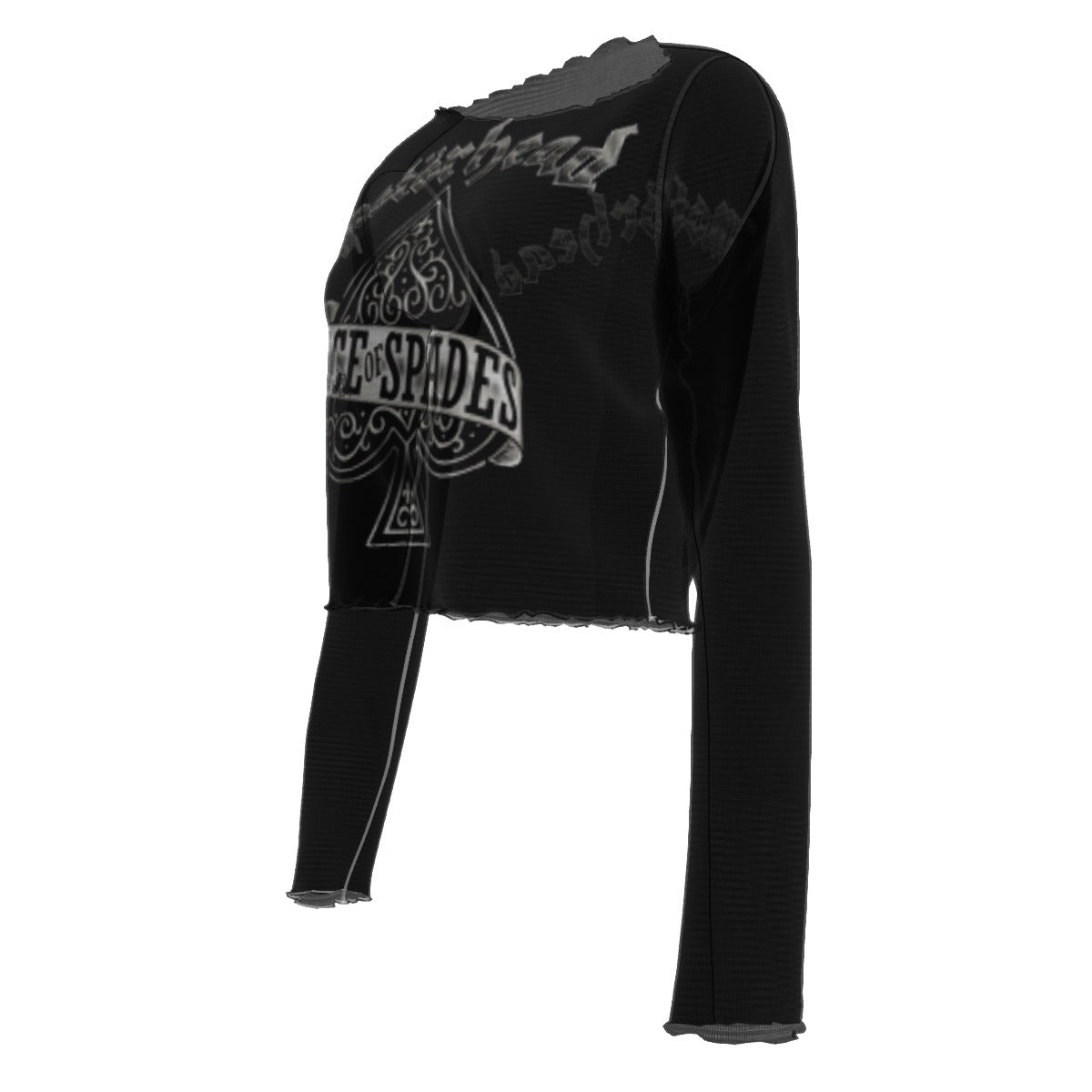MERCHMOMENT Motorhead Ace of Spades Women's Mesh Top [Apparel] - Rock Band Apparel