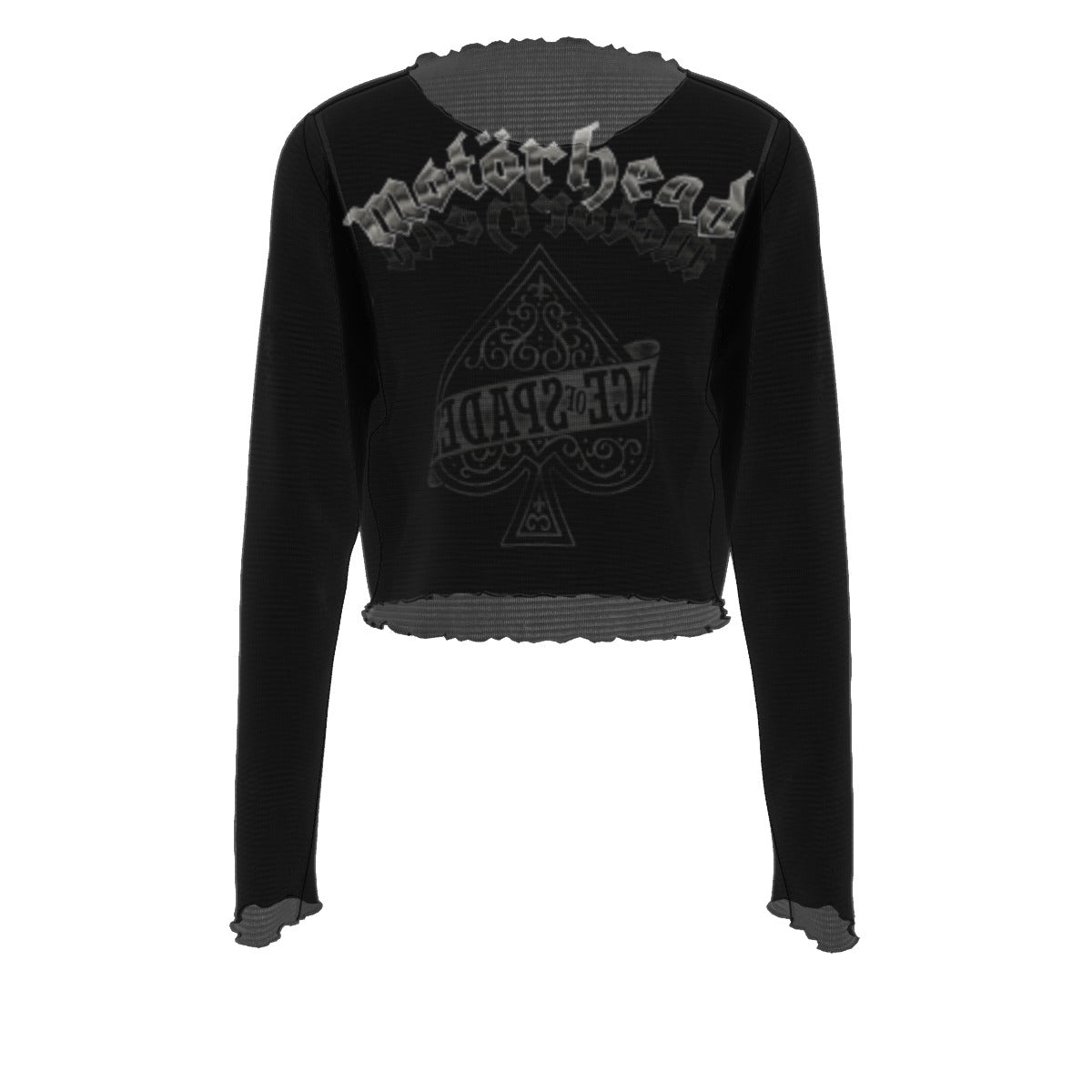 MERCHMOMENT Motorhead Ace of Spades Women's Mesh Top [Apparel] - Rock Band Apparel