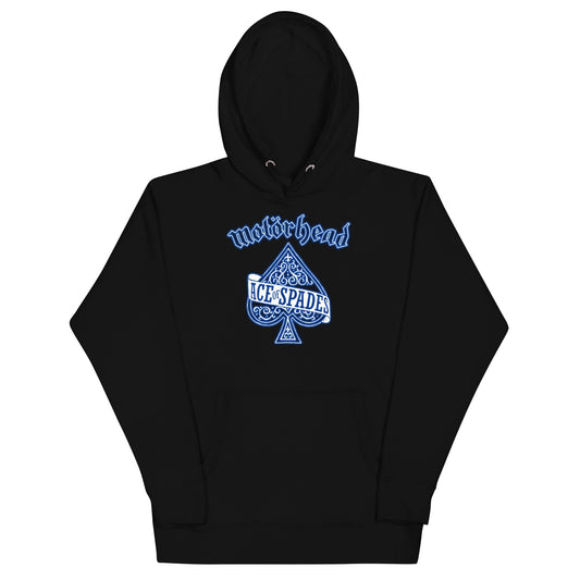 MERCHMOMENT Motorhead - Blue Ace Hoodie [Apparel] - Rock Band Apparel