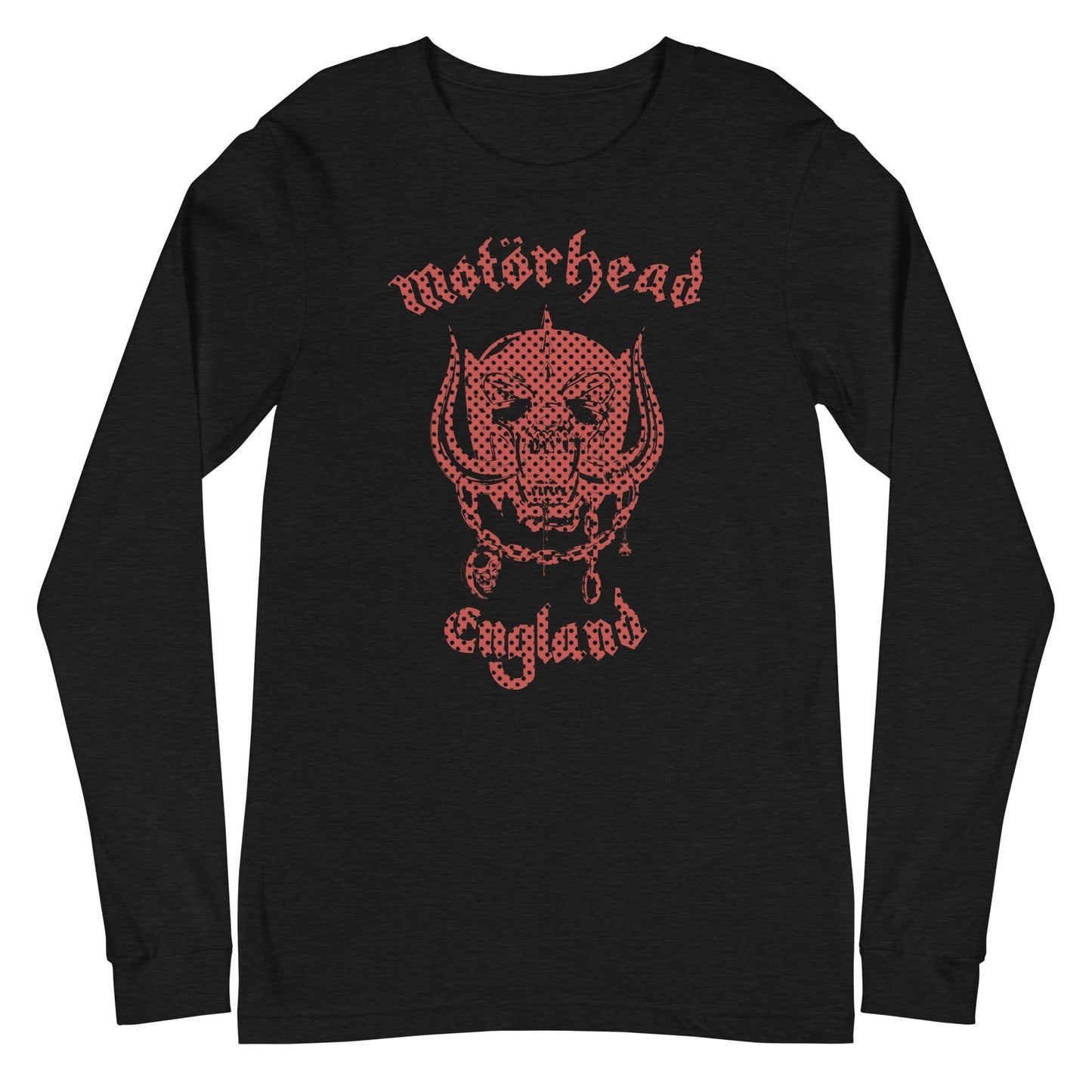 MerchMoment Motorhead - Checkered Warpig Long Sleeve T-Shirt [Apparel] Black