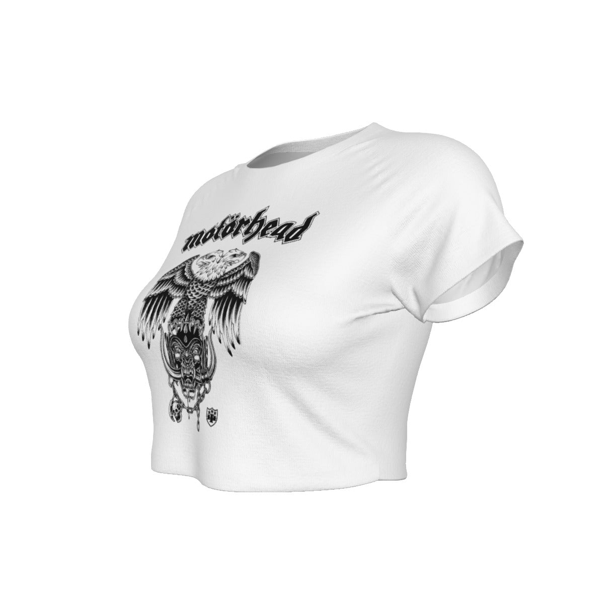 MERCHMOMENT Motorhead Eagles Women's Crop Top [Apparel] - Rock Band Apparel