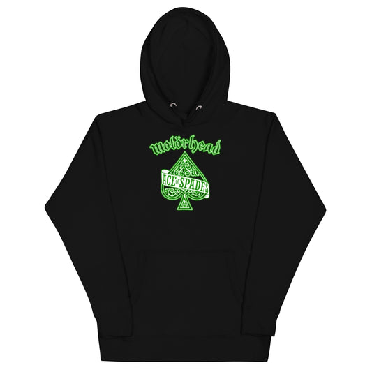 MERCHMOMENT Motorhead - Green Ace Hoodie [Apparel] - Rock Band Apparel