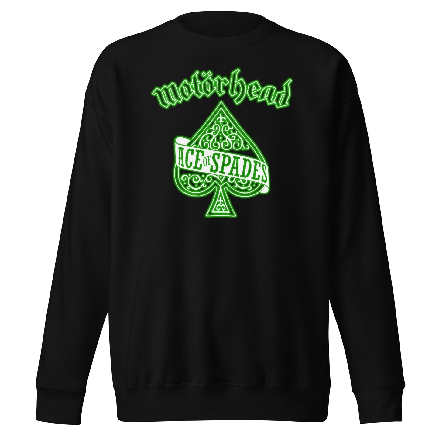 MERCHMOMENT Motorhead - Green Ace Sweatshirt [Apparel] - Rock Band Apparel